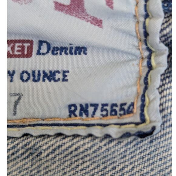 Vintage Abercrombie and Fitch Mens Jeans Baxter 34 x34 Low rise/slim Waist 36" - Picture 7 of 16